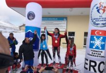 AKUT Sporcuları Snowboard yarışında madalyalar aldı