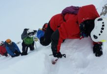 AKUT Gönüllüleri Kış Dağcılığı Eğitiminde