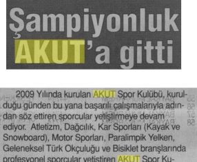 Şampiyonluk AKUT’a Gitti
