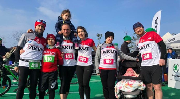 AKUT Atletizm Sporcuları Ailecek Koştu