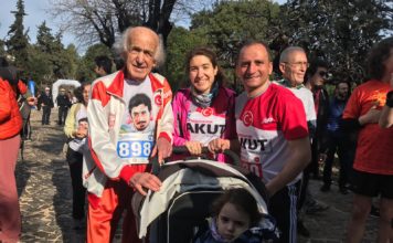 AKUT Sporcuları Hatay Barış Koşusu’nda