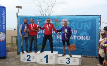 Giresun’da AKUT Sporcuları Kürsüde