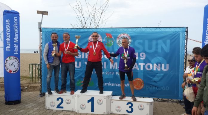 Giresun’da AKUT Sporcuları Kürsüde