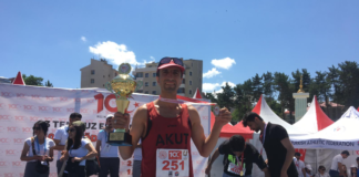 AKUT Sporcusu Milli Mücadele Koşusu’nda Kürsüde