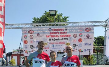 AKUT Sporcuları İnebolu Şerifebaçı İstiklal Koşusu’nda