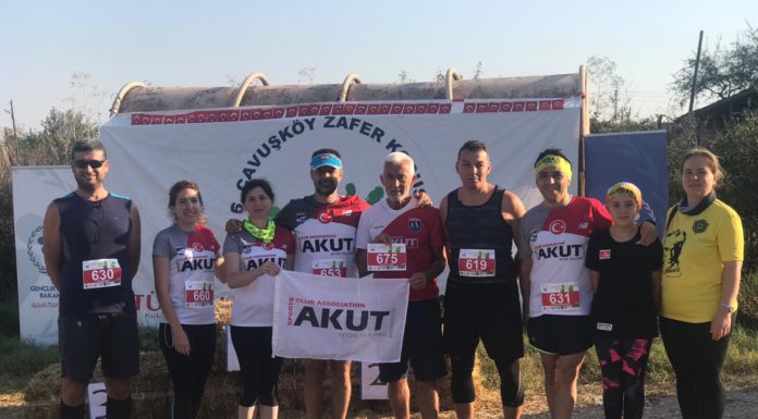 AKUT Sporcuları Kırklareli Babaeski Çavuşköy Zafer Koşusu’nda