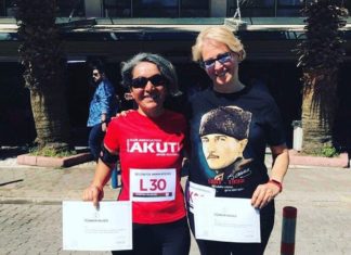 AKUT Spor Kulübü koşucuları Ata’ya Saygı Koşusunda