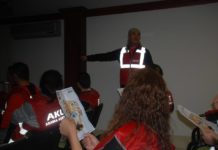 Oryantiring Antranörlerimizden AKUT Ekiplerine Oryantiring Eğitimi