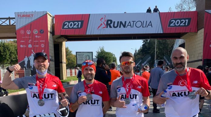 AKUT Atletizm Sporcuları Antalya 16.Runatolia Maratonu’na Katıldılar