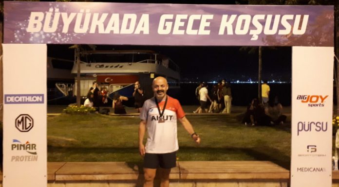 AKUT Spor kulübü Sporcumuz Büyükada Gece Koşunda Dereceye Koştu.