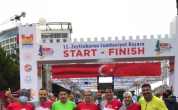 AKUT Spor Kulübü Sporcuları Zeytinburnu Cumhuriyet Koşusunda Buluştular.