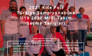 2021 Kite Foil Türkiye Şampiyonası Yarışlarında Dereceler Aldık!