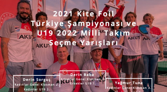 2021 Kite Foil Türkiye Şampiyonası Yarışlarında Dereceler Aldık!