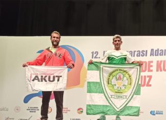 AKUT Sporcusu Hasan Sarışın Yine Kürsüde