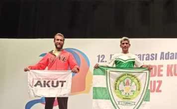 AKUT Sporcusu Hasan Sarışın Yine Kürsüde