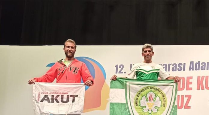 AKUT Sporcusu Hasan Sarışın Yine Kürsüde