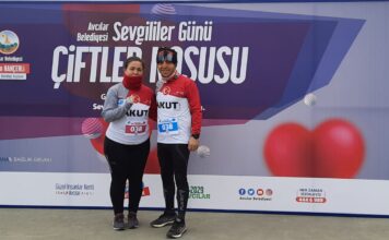Sporcularımız 14 Şubat Sevgililer Günü Çiftler Koşusu’nda