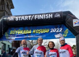 AKUT Spor Kulübü Sporcuları Büyükada’da Koştular