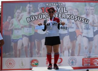 Sporcumuz 100. Yıl Büyük Zafer Koşusunda