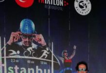 Sporcumuz İbrahim Çöp İstanbul Triatlon’unda