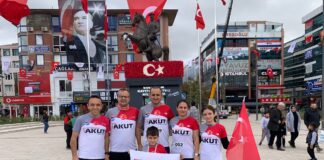 Sporcularımız Çerkezköy’de Cumhuriyet Koşusunda