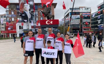 Sporcularımız Çerkezköy’de Cumhuriyet Koşusunda