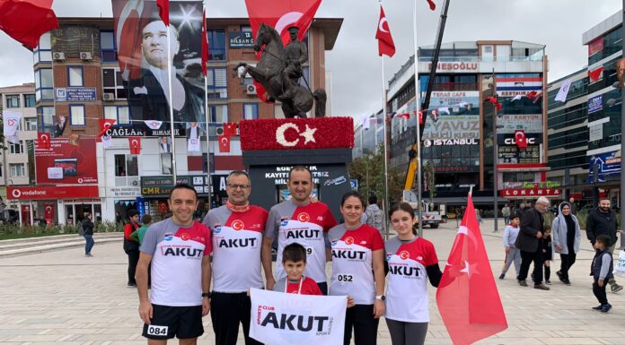 Sporcularımız Çerkezköy’de Cumhuriyet Koşusunda