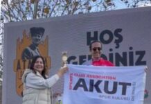 AKUT Sporcusu Ata’ya Saygı Koşusunda  İbrahim Çöp Yine Kürsüde