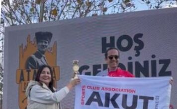 AKUT Sporcusu Ata’ya Saygı Koşusunda İbrahim Çöp Yine Kürsüde