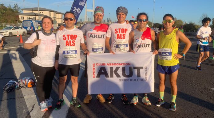 AKUT Spor Kulübü Sporcuları Cumhuriyetimizin 100. Yılında “Yüz Yılın Koşusu” 45. İstanbul Maratonunda Koştular.