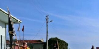 AKUT Spor Kulübü Sporcusu Sezgin Oturmaz 18 Mart Çanakkale zaferi kutlamalarında.