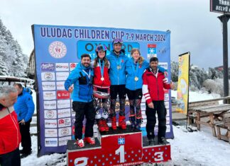 “Fis Alpine Children Cup” da AKUT Spor Kulübü Sporcuları Kürsüde