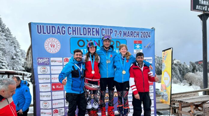 “Fis Alpine Children Cup” da AKUT Spor Kulübü Sporcuları Kürsüde