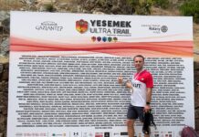 AKUT SK Sporcusu Gaziantep Yesemek Ultra Maratonunda Koştu.