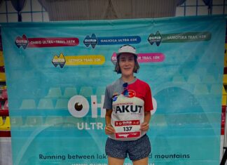 AKUT SK Sporcumuz Makedonya`da 107 km Koştu ve Kadınlar 2. si Oldu.