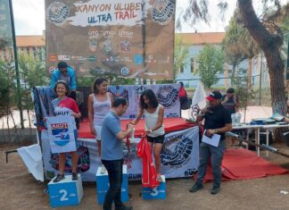 AKUT Sporcuları Uşak Ulubey Kanyonu` nda Koştular. AKUT Sporcularında Yine Kürsü Var.