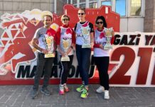 6. Gaziantep Yarı Maratonunda AKUT SK Sporcuları kürsü gördü.