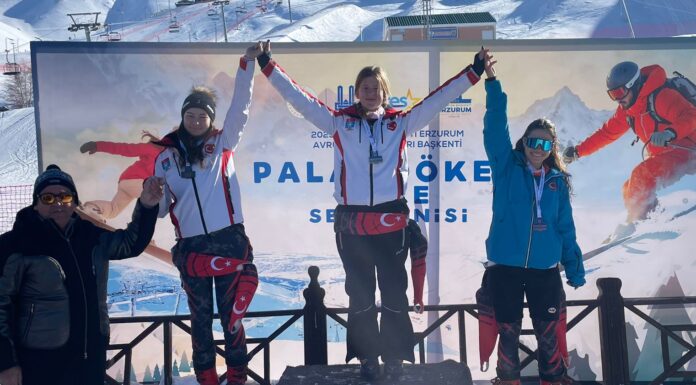 Uluslararası Alp FIS Kids Cup da kürsüde AKUT SK sporcuları