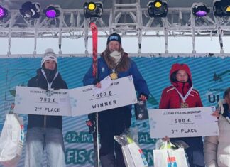 FIS Children CUP Uludağ`da sporcumuz Türk bayrağını dalgalandırdı.