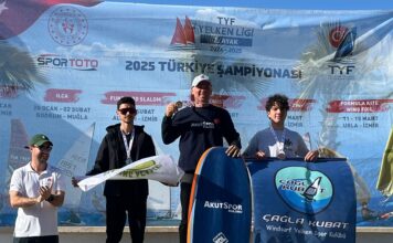 Wing Foil Türkiye Şampiyonu AKUT SK Sporcumuz Ejder GİNYOL